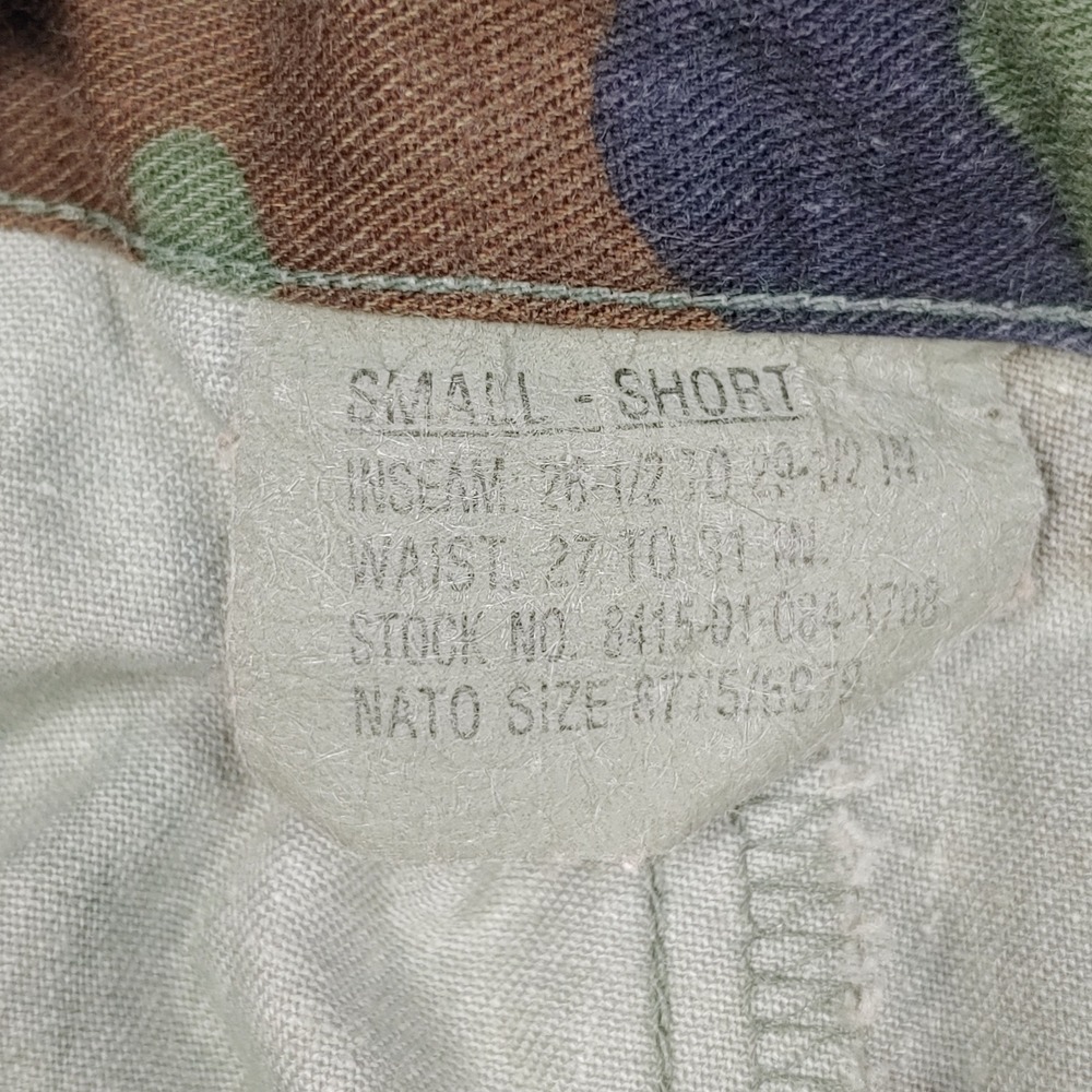 Military Cargo Pants Trousers - Waist 26 Small Woodland Camo - 8415-01-084-1708 - Picture 4 of 16
